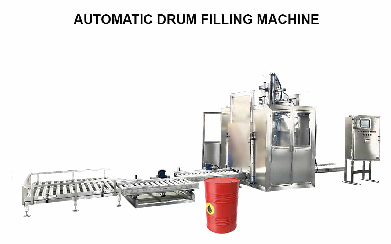 Automatic Drum Filler for Chemicals, Oils | Drum Filling Systems