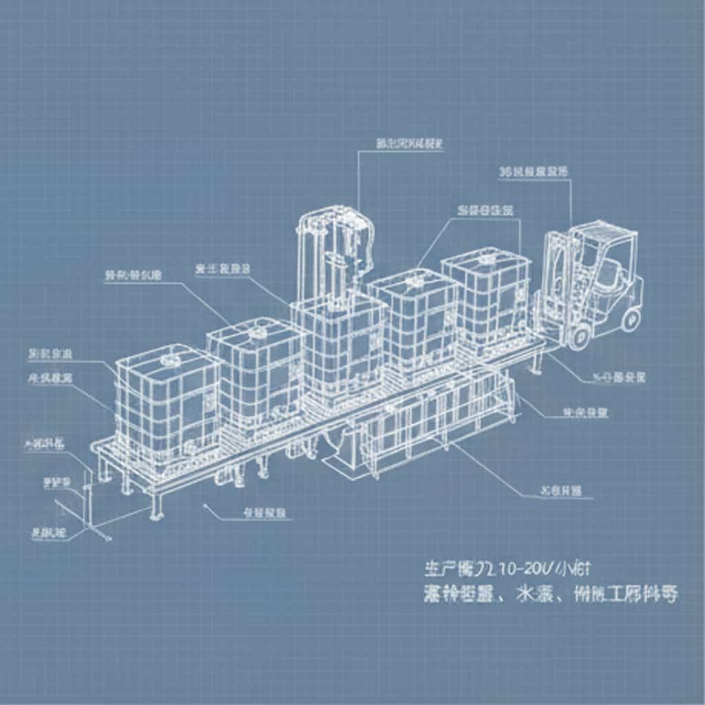 Automatic IBC Filling Machines Line Chemical filling Machine