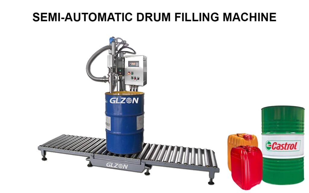 SEMI AUTO MATIC DRUM FILLING MACHINE
