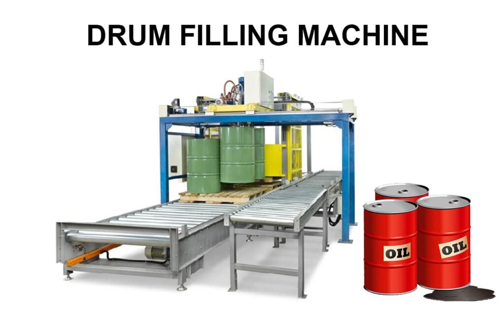 55 gallon steel barrel drum filling equipment