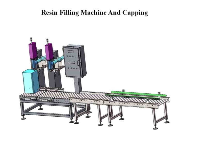 Epoxy filling and capping line